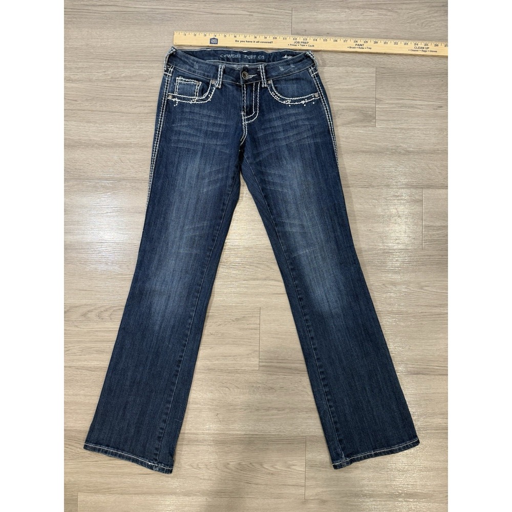 Cowgirl Tuff Jeans Women's 26x33 Dark Wash Thick Stick Jeans Denim